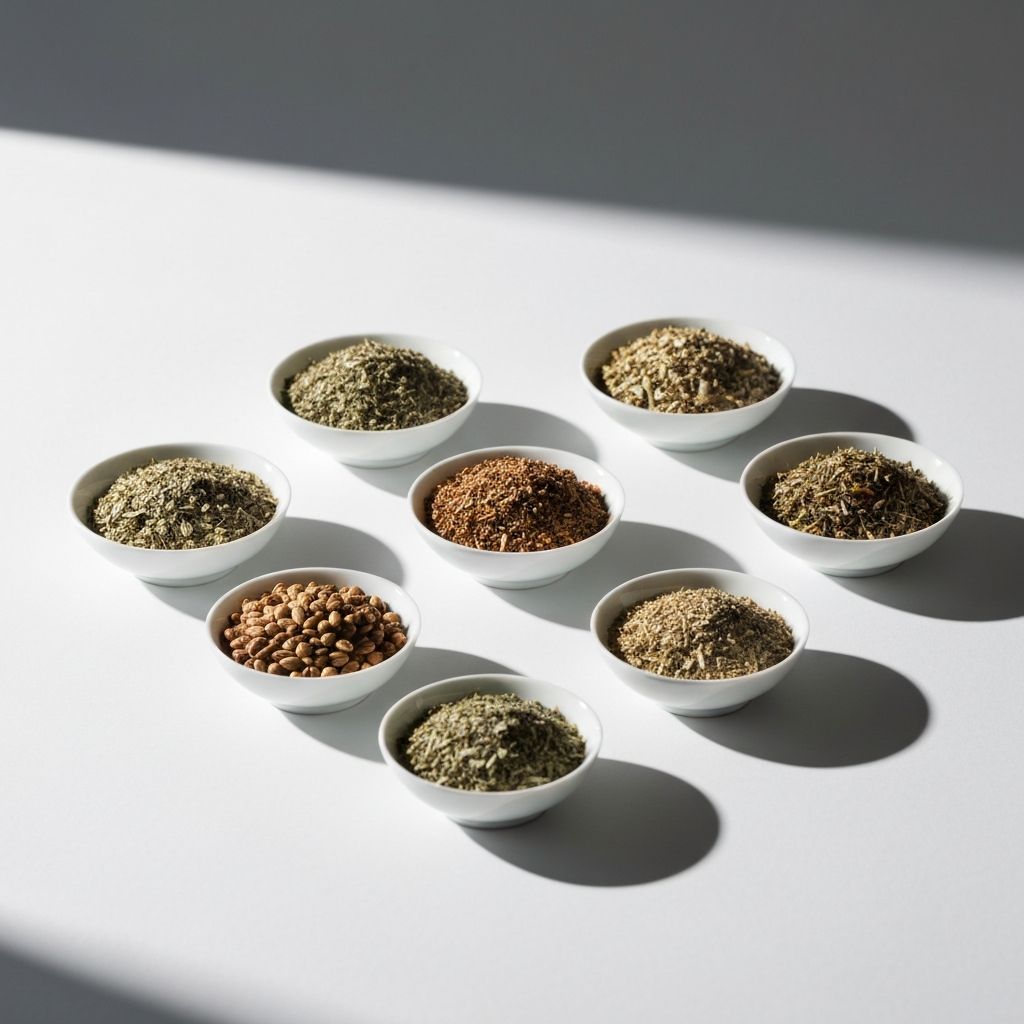 Dried herbs and botanicals